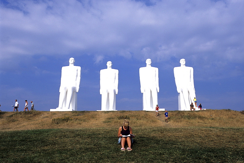 Monument, The Men at Sea, Mennesket ved Havet, Esbjerg, Central Jutland, Denmark