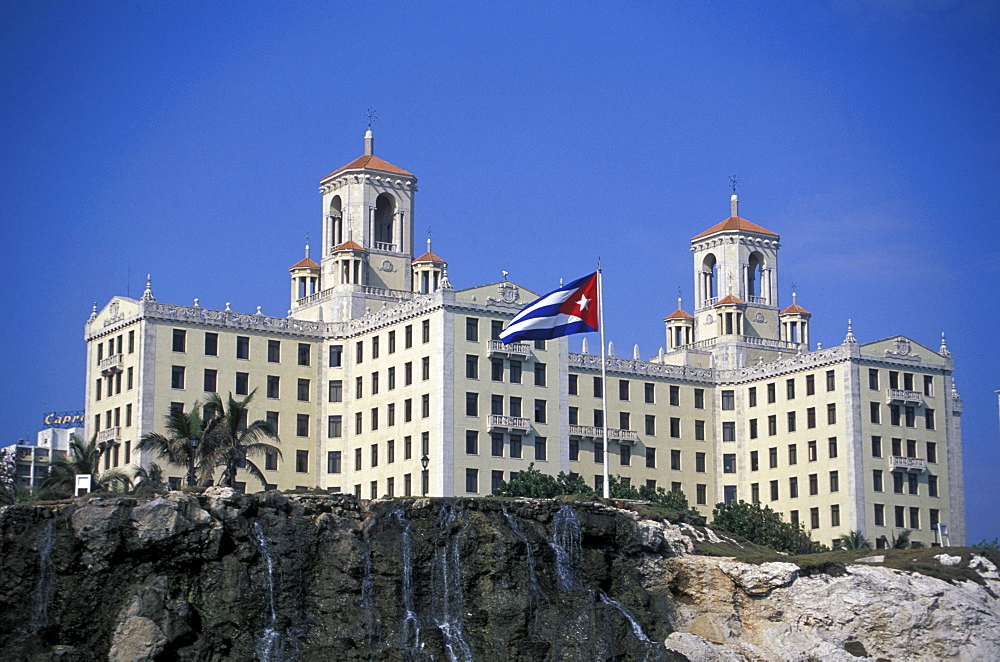 Exterior view of the Hotel National, Vedado, Havana, Cuba, Caribbean, America