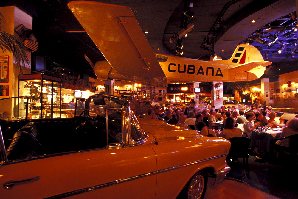 Interior view of the Havana Cafe, Havana, Cuba, Caribbean, America