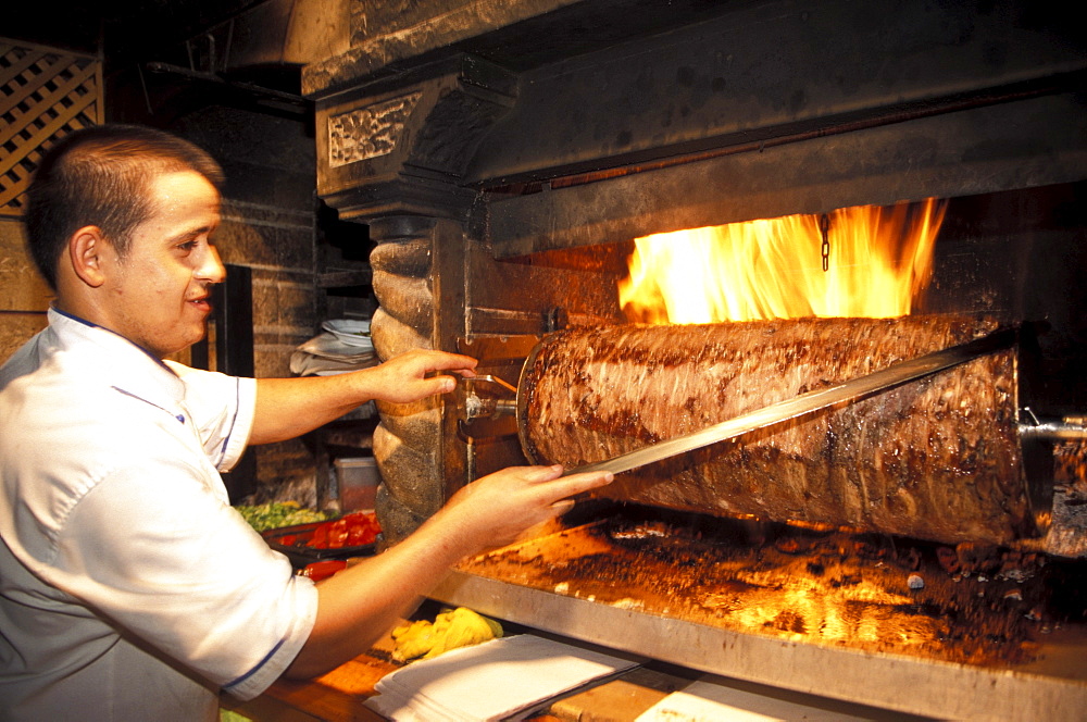 Oven with Kebap at the restaurant, Bodrum, Turkey