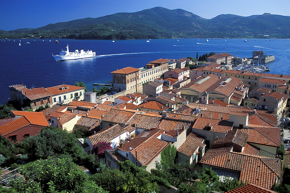 Porto Ferraio, Portoferraio, Spaggia di Capo Blanco, Elba, National Park of the Tuscan Archipelago, Tuscany, Italy