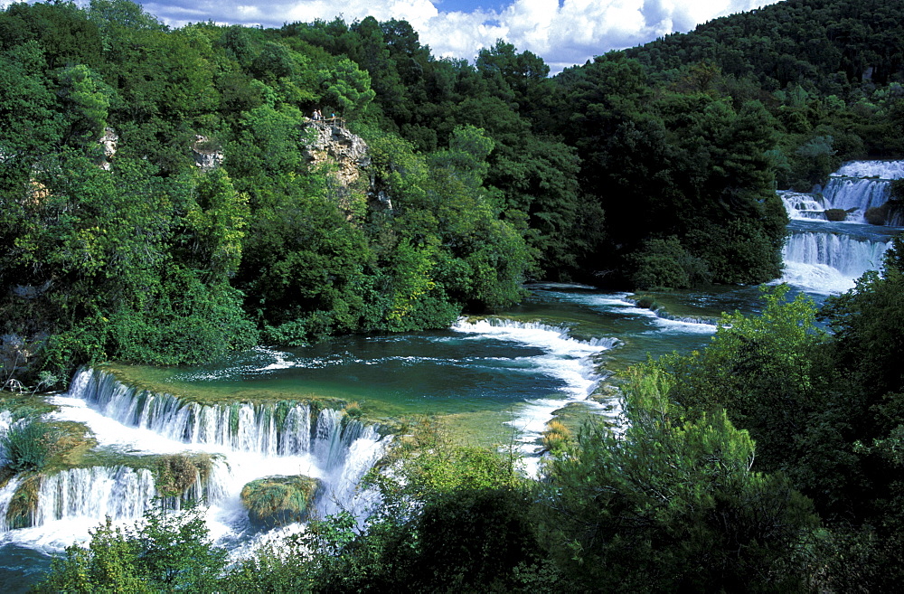 Krka Waterfalls, Knin Valley, National Park Krka, Dalmatia, Croatia