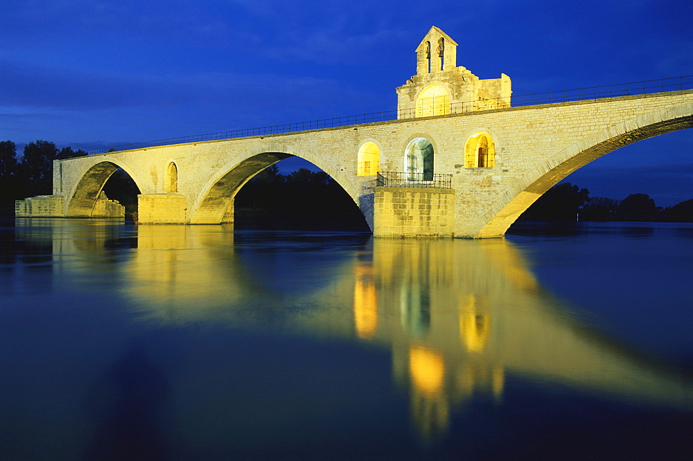 Bruecke, Saint-BÃˆnÃˆzet, Rhone, Avignon, Vaucluse Provence, Frankreich, Europe