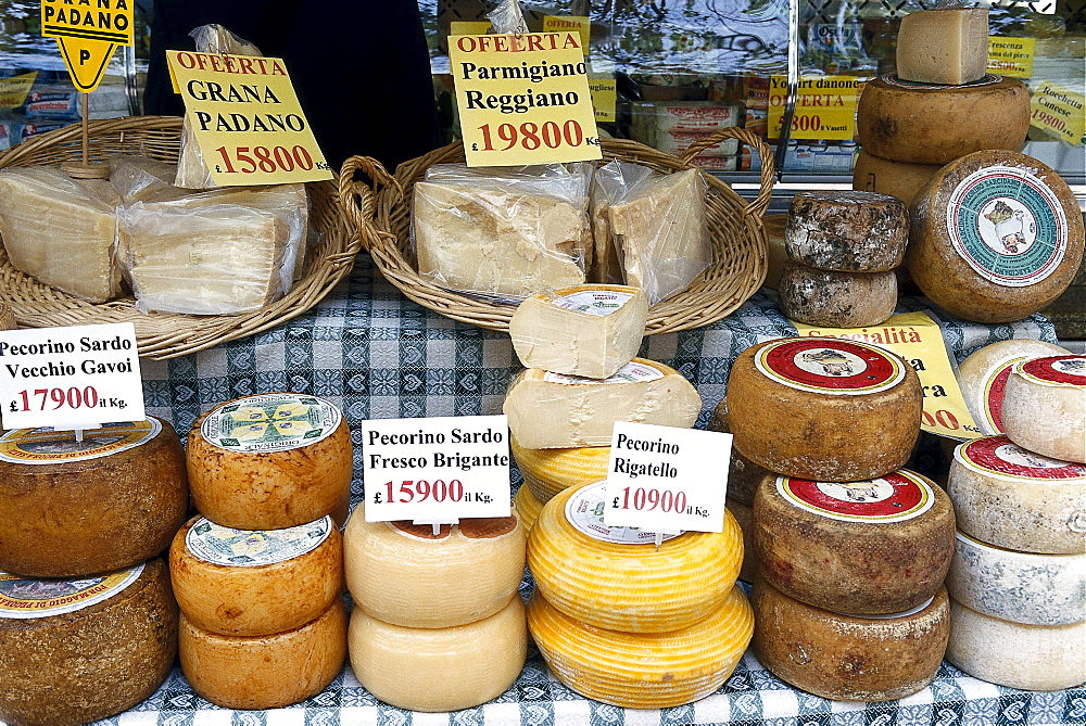 Cheese delicacies, Intra, Piemonte, Italy