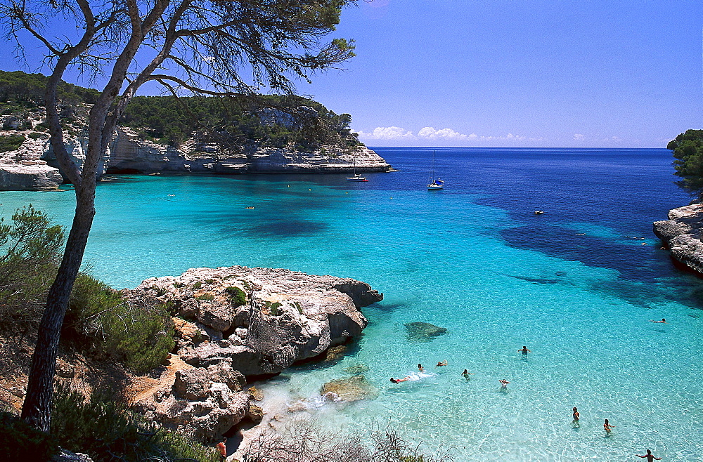 Cala Mitjaneta, near Cala Galdana, Minorca, Spain