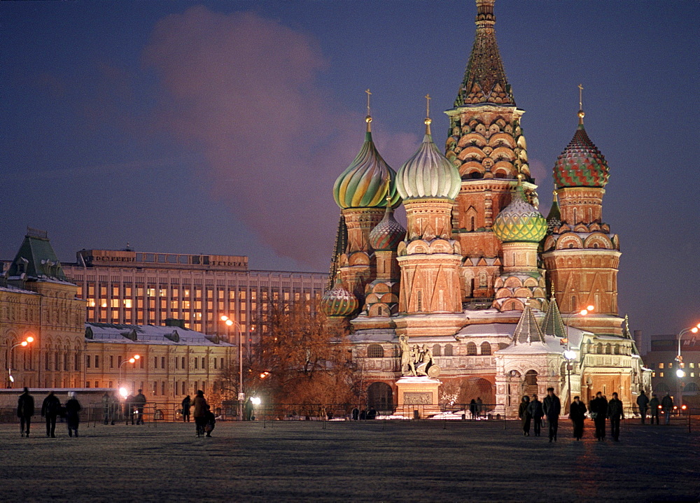 Saint Basil's cathedral, Red Square, Moscow, Russia