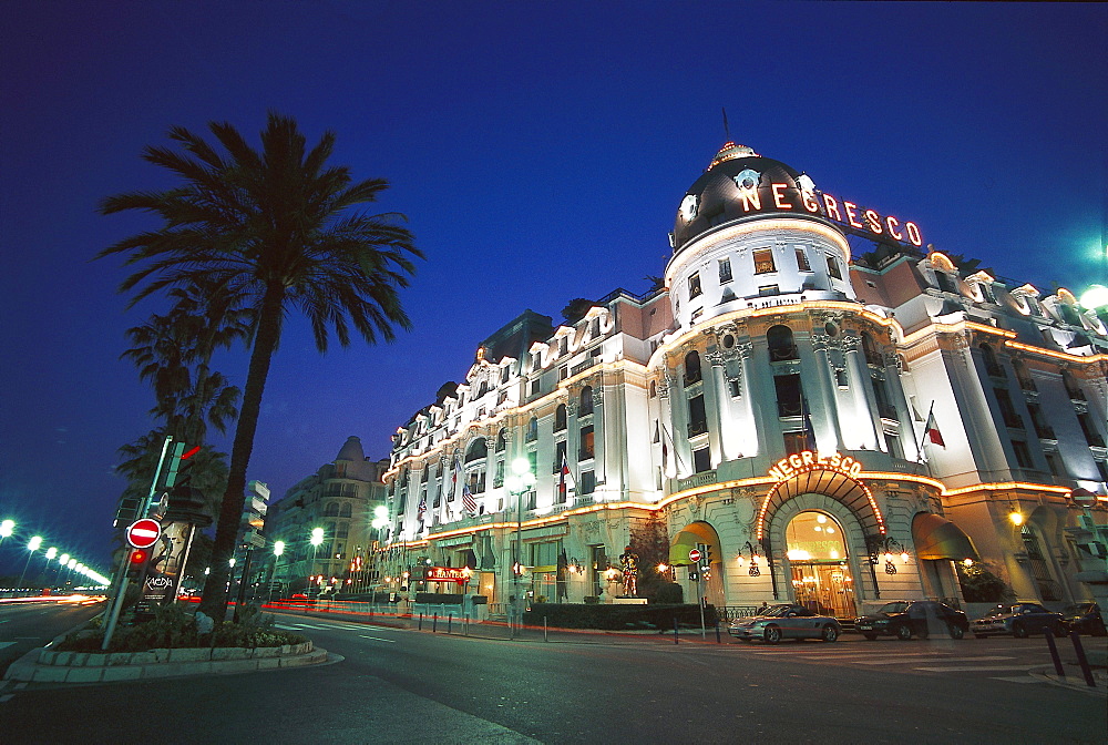 Promenade des Anglais, Hotel Negresco, Nice, Cote D'Azur, France