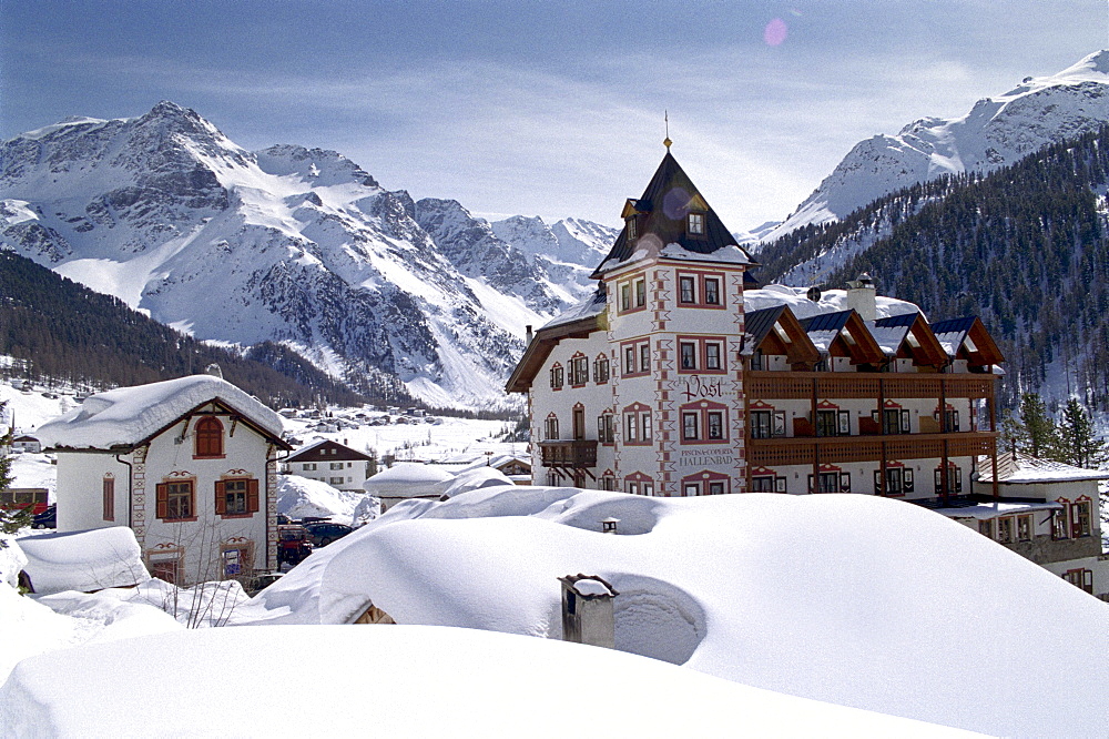 Hotel Post, Art Nouveau, Sulden, South Tyrol, Italy