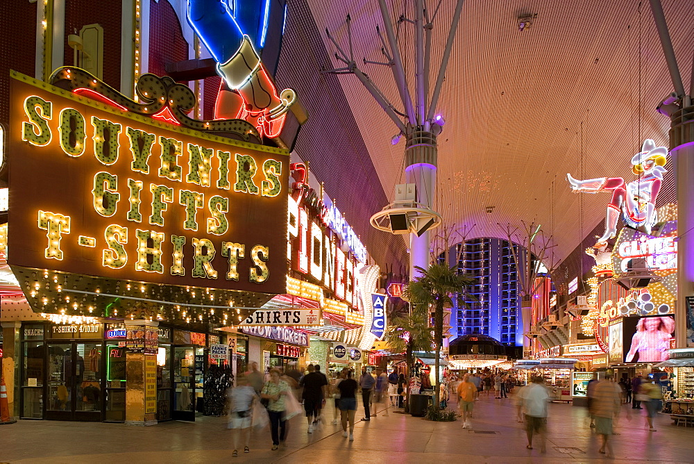 The Freemont Street Experience in Downtown Las Vegas, Las Vegas, Nevada, USA