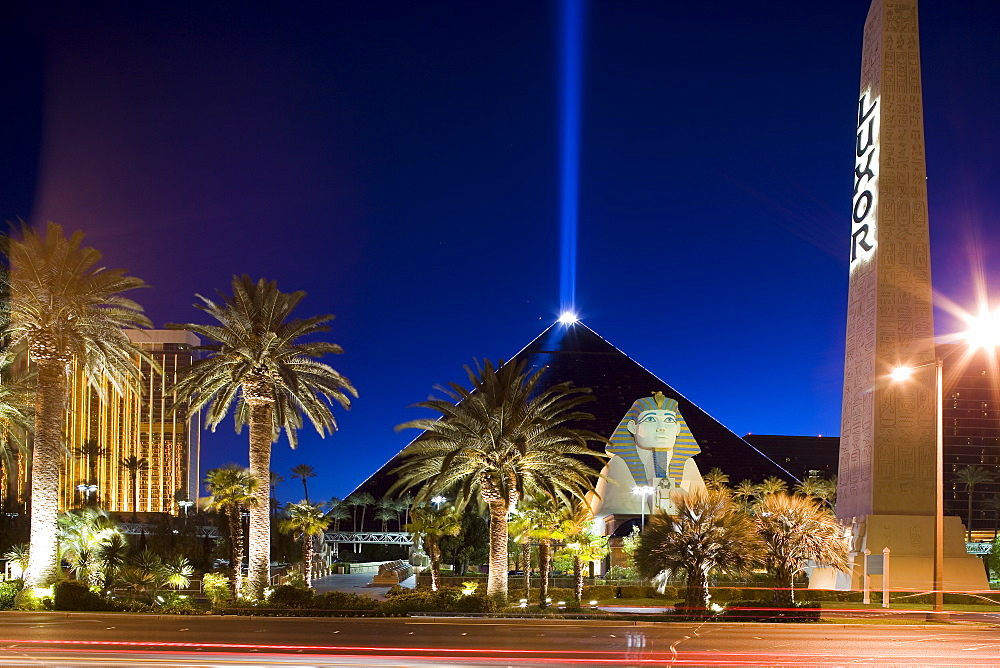 Luxor Hotel and Casino in Las Vegas, Nevada, USA