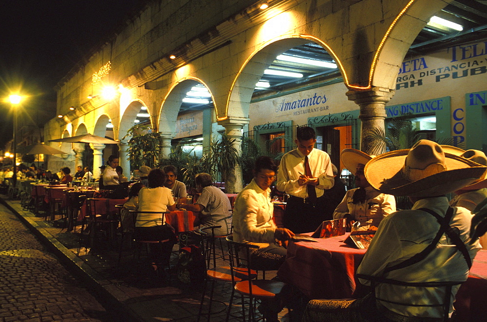 Charreaderas at Restaurant at Zocalo, Oaxaca, Central America, Mexico