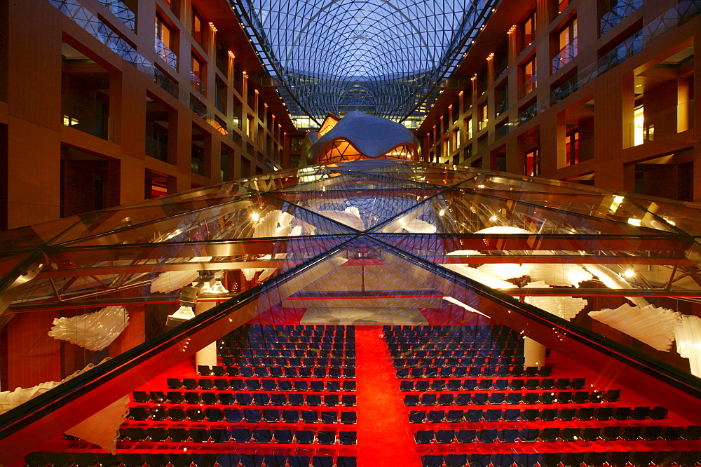 DZ-Bank at Pariser Platz, conference hall, Berlin, Germany