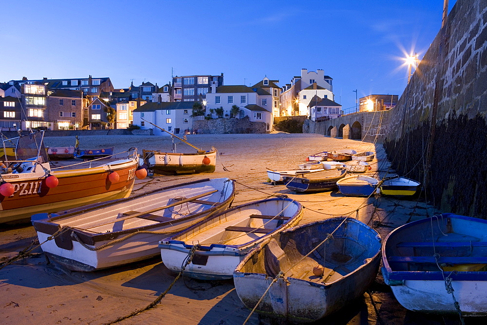 Europe, England, Cornwall, Harbour in St Ives