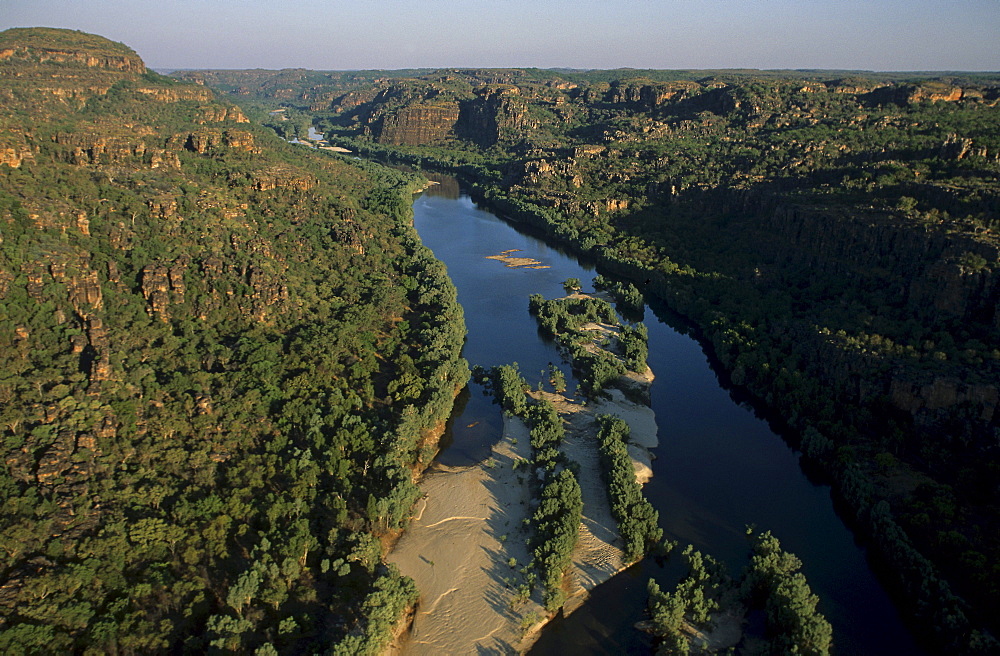 Aerial photo of East Alligator River, Arnhemland, Aboriginal land, Northern Territory, Australia