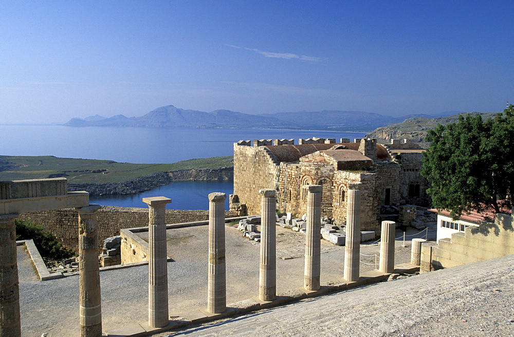 Lindos Akropolis, Dodekanes, Rhodos, Greece