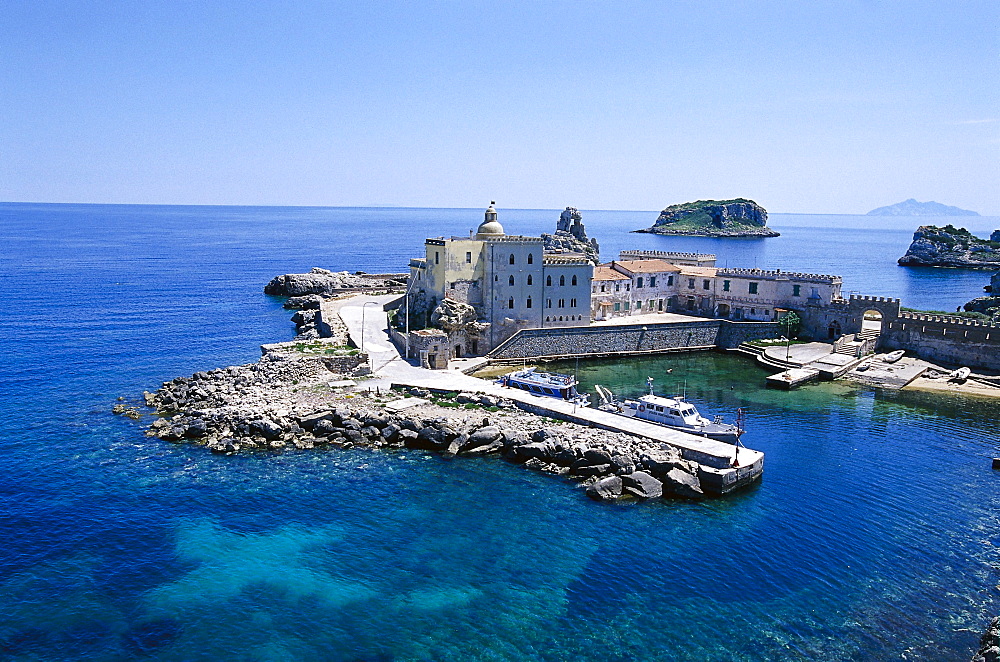 Bay at the island Isola di Pianosa, Tuscany, Italy, Europe