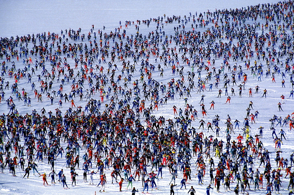 Engadin ski marathon, Engadin, Grisons, Switzerland