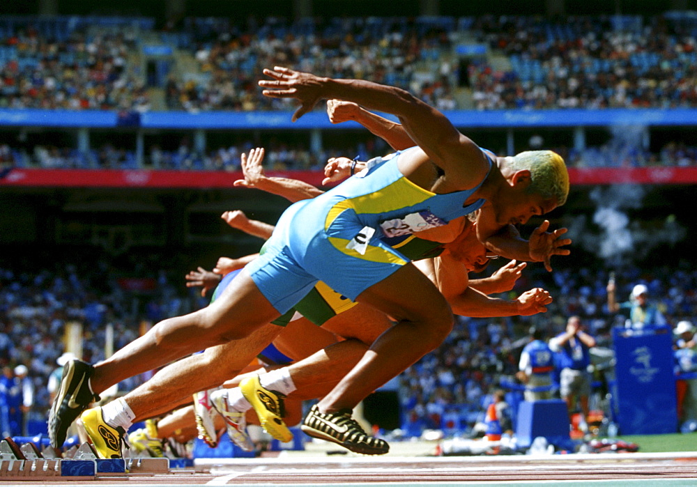 Runners starting, Olympic Games, Sydney, Australia