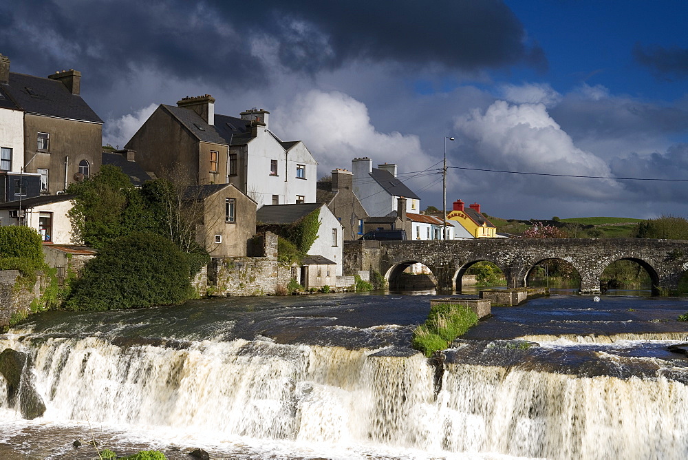 The Falls, Cascades in Ennistimon, County Clare, Ireland, Europe