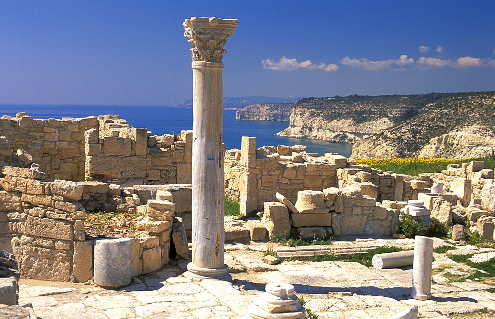 Archeological excavation Kourion, Akrotiri, South Cyprus, Cyprus