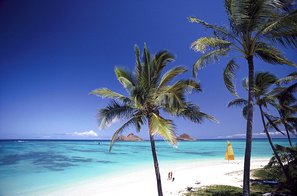 Lanikai Beach, Oahu, Hawaii, USA