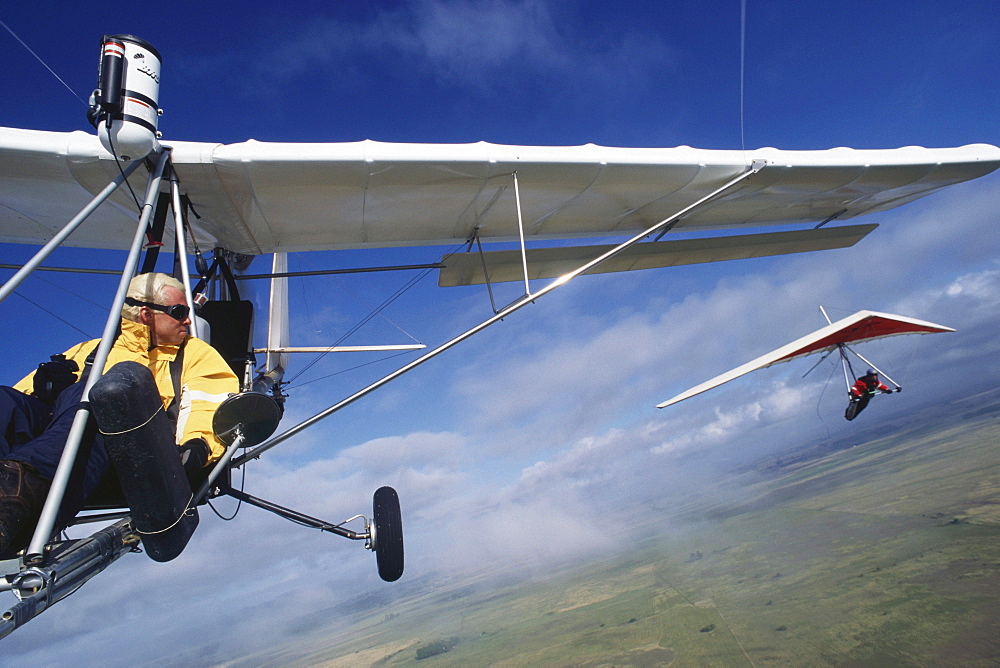 Ultralight and hang glider, Fly Ranch, Buenos Aires, Argentina, South America, America