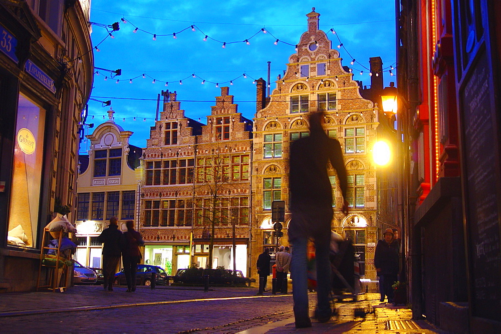 Ghent at night, Belgium