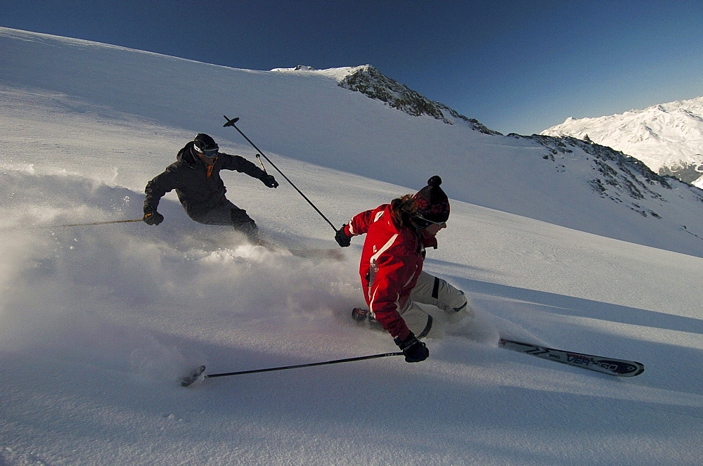 Skier, Stubai, Austria