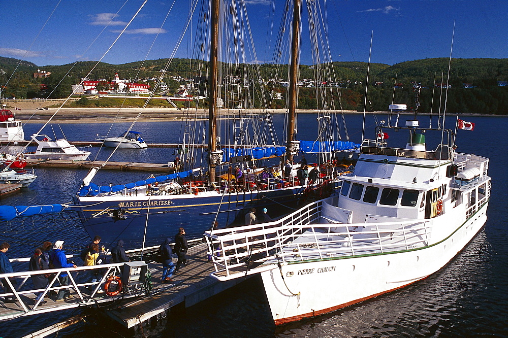 Harbour, Tadoussac, Quebec, Canada, North America, America