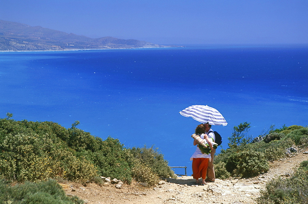 Path to Preveli Beach, Crete, Greece