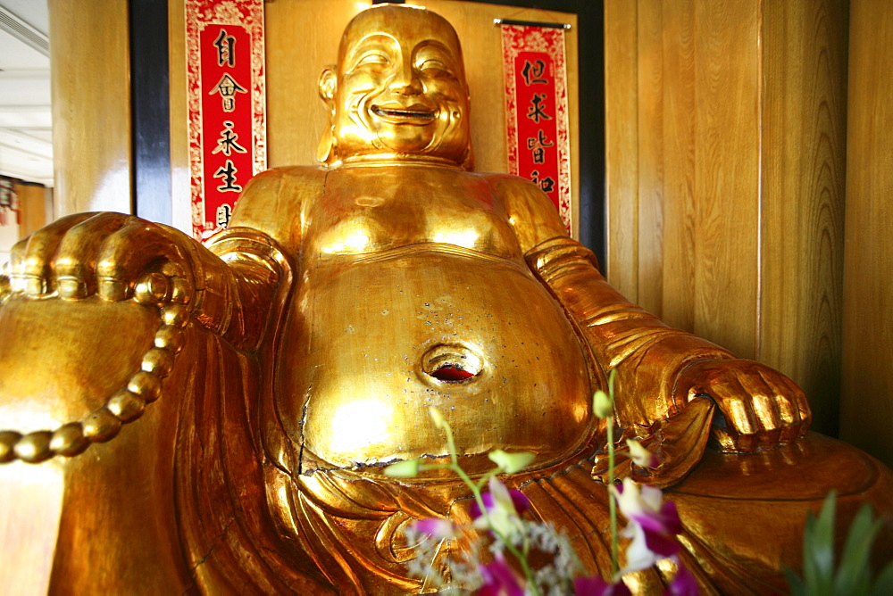 laughing buddha, house shrine, Gold