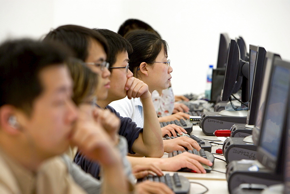 Tongji University, TFT-Screen, student, library