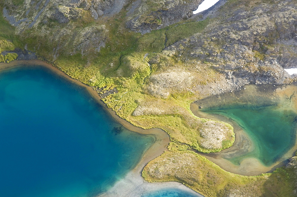 Aerial view on a lake