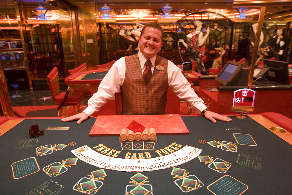 Happy Pokerface at Casino Royale on Deck 4, Freedom of the Seas Cruise Ship, Royal Caribbean International Cruise Line