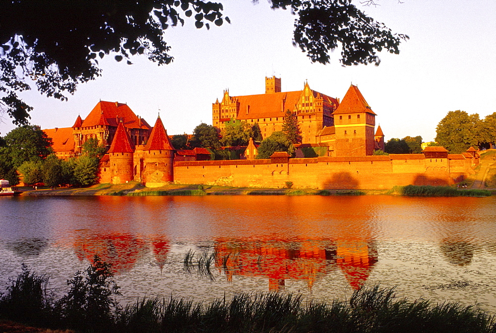 Castle of the Teutonic Knights in Malbork (13th - 14th century), Poland