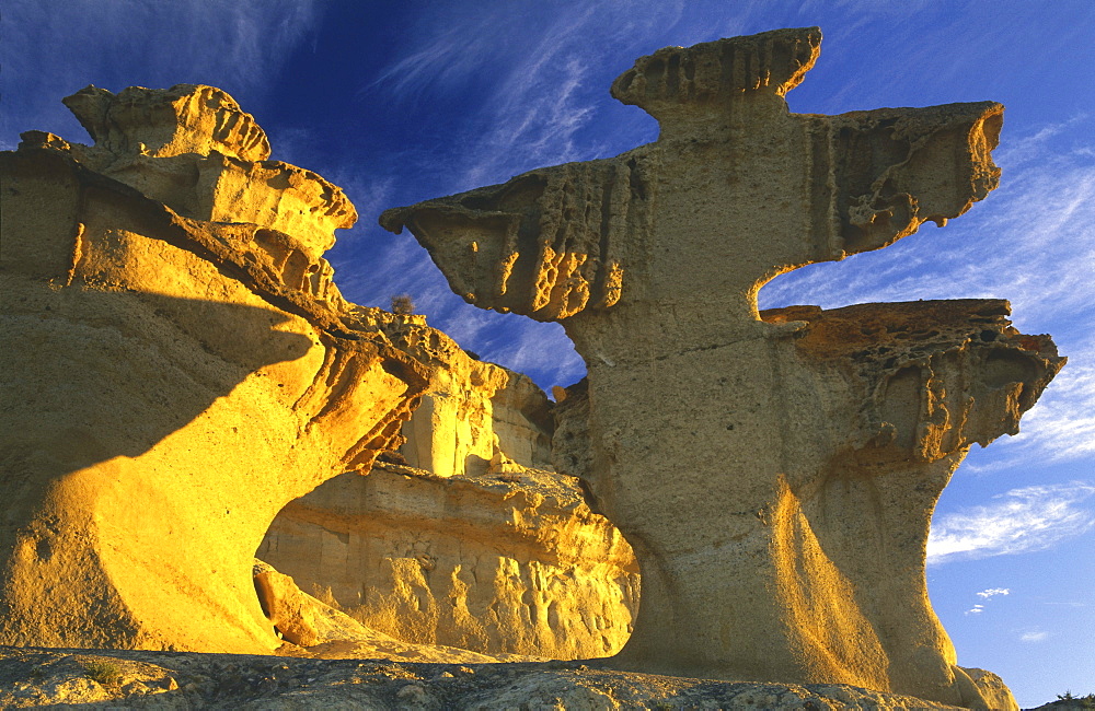 Erosive rock formations, Playa de Bolnuevo, Golfo de Mazarron, Province Murcia, Spain51