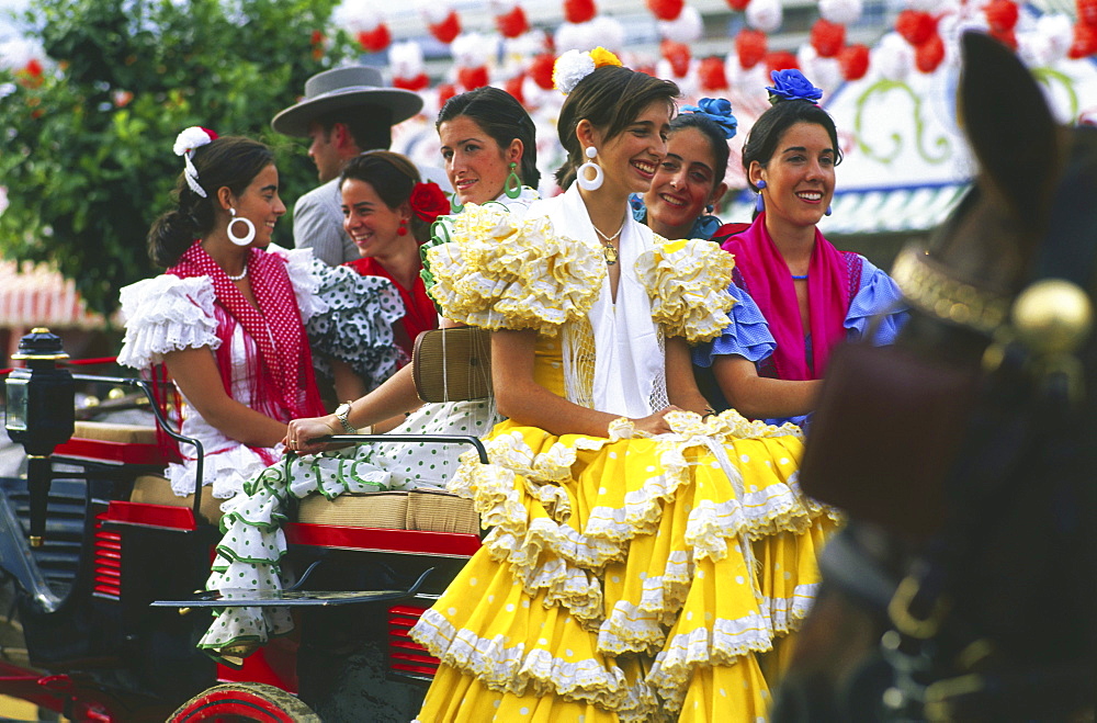 Horse carriage, Feria de Abril, Sevilla, Andalusia, Spain118