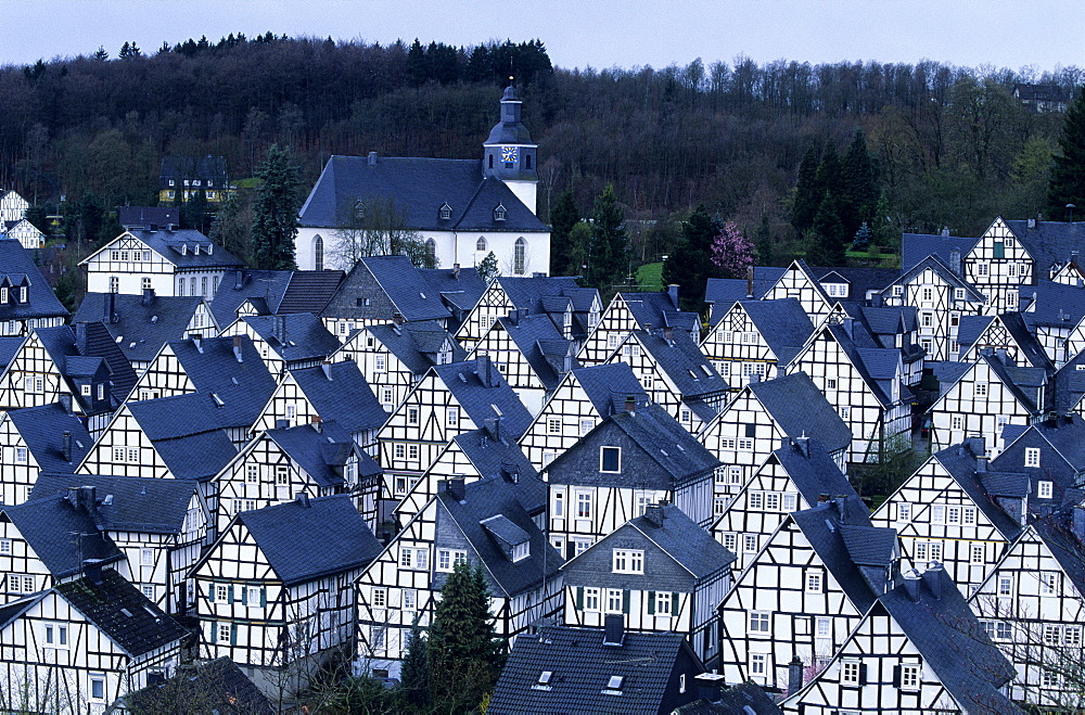 Europe, Germany, North Rhine-Westphalia, Alter Flecken, Freudenberg's historic town centre