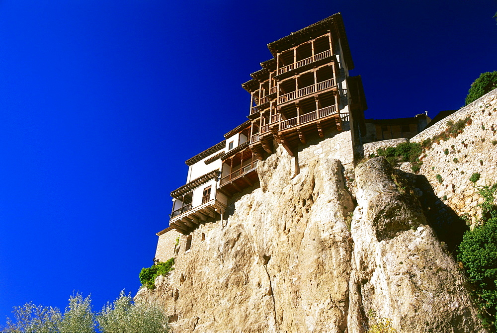 Overhanging houses, Casas Colgadas, Huecar-Gorge, Cuenca, Castilla-La Mancha, Spain