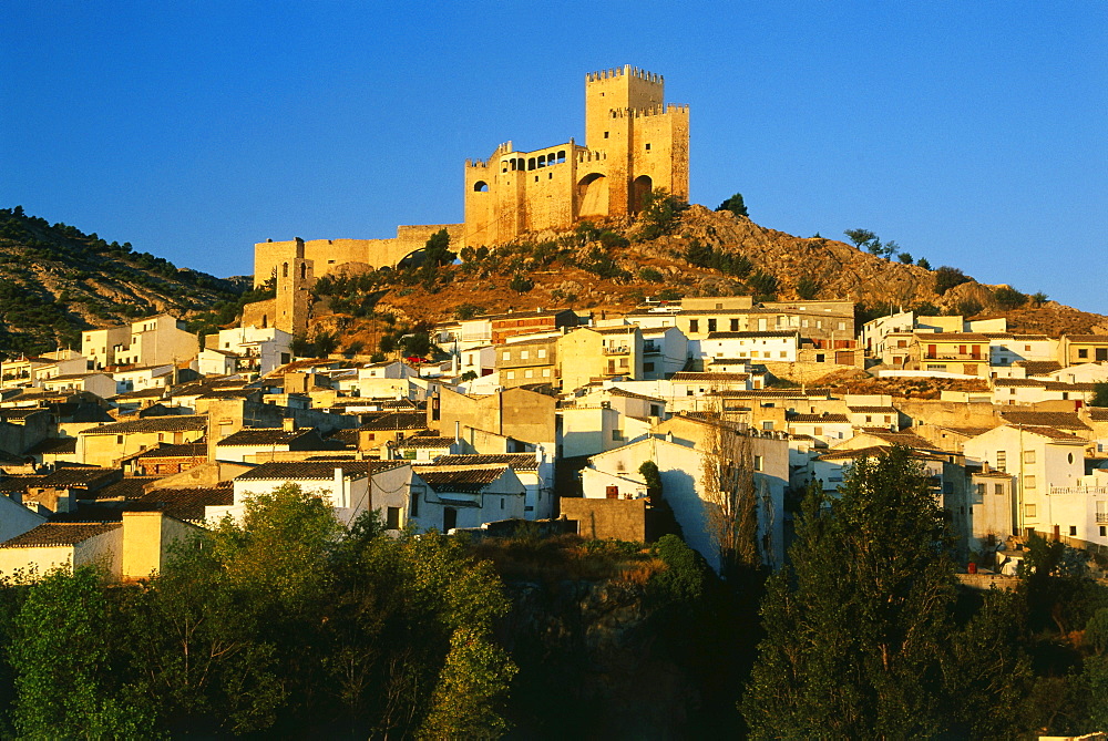 Velez Blanco with castle, Castillo, white village, Province Almeria, Andalusia, Spain