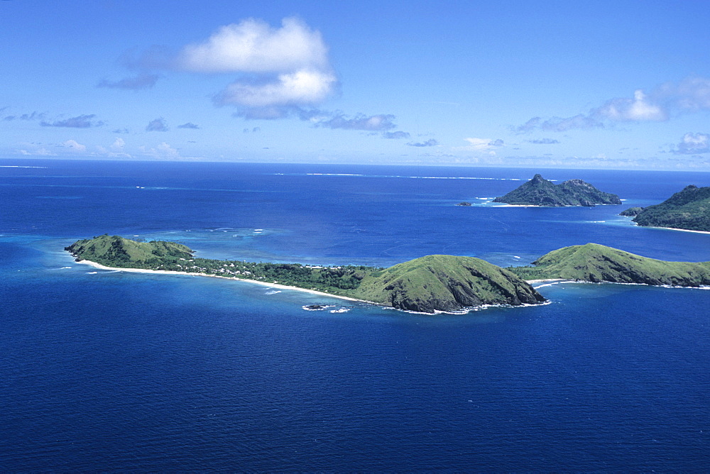 Aerial Photo of Yanuya Island, Mamanuca Islands, Fiji