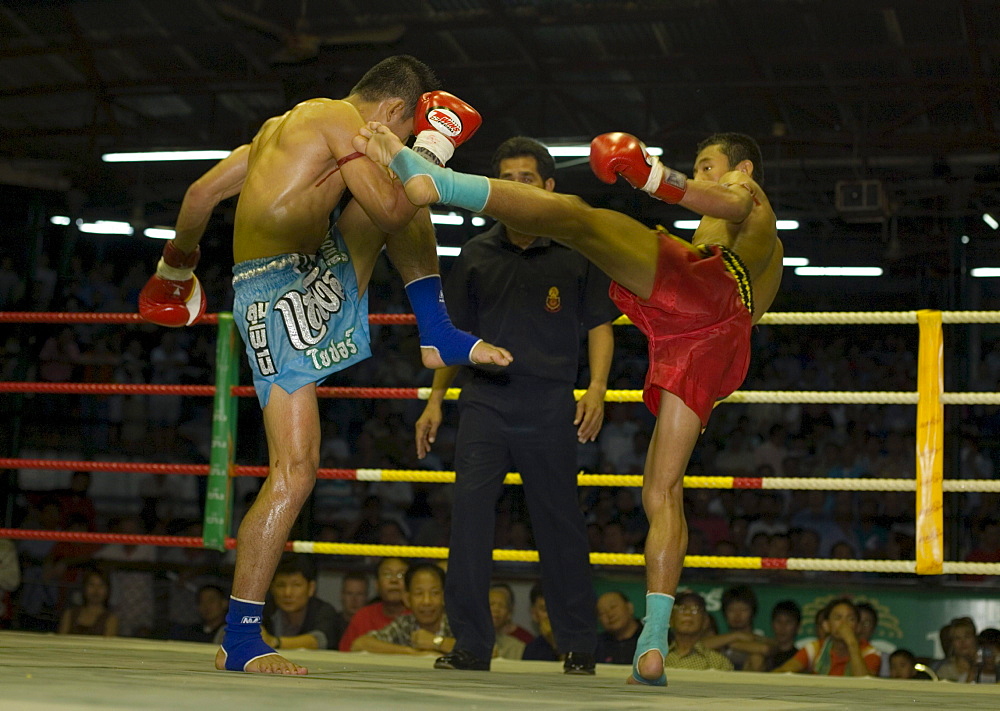 Thai Boxing, Lumphini Stadium, Bangkok, Thailand