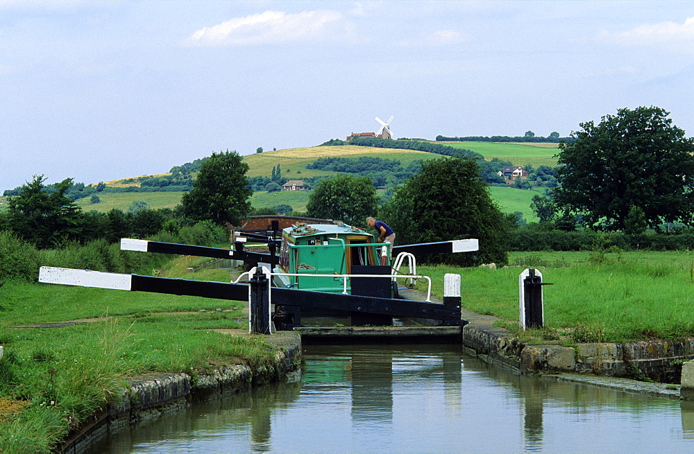 Europe, Great Britain, England, Warwickshire, Napton on the Hill, Oxford Canal