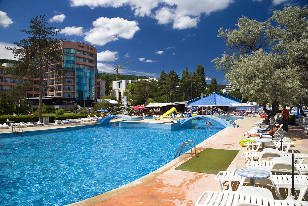 swimmingpool, Golden Beach, Zlatni Pjasuci, Black Sea, Bulgaria, Europe