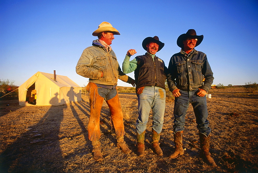 Cowboys Camp, LX Ranch, Panhandle, Texas, USA