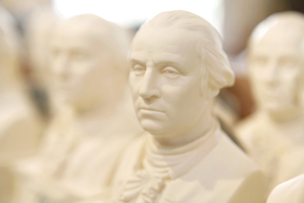 Bust of president George Washington, Mount Vernon, Virginia, USA