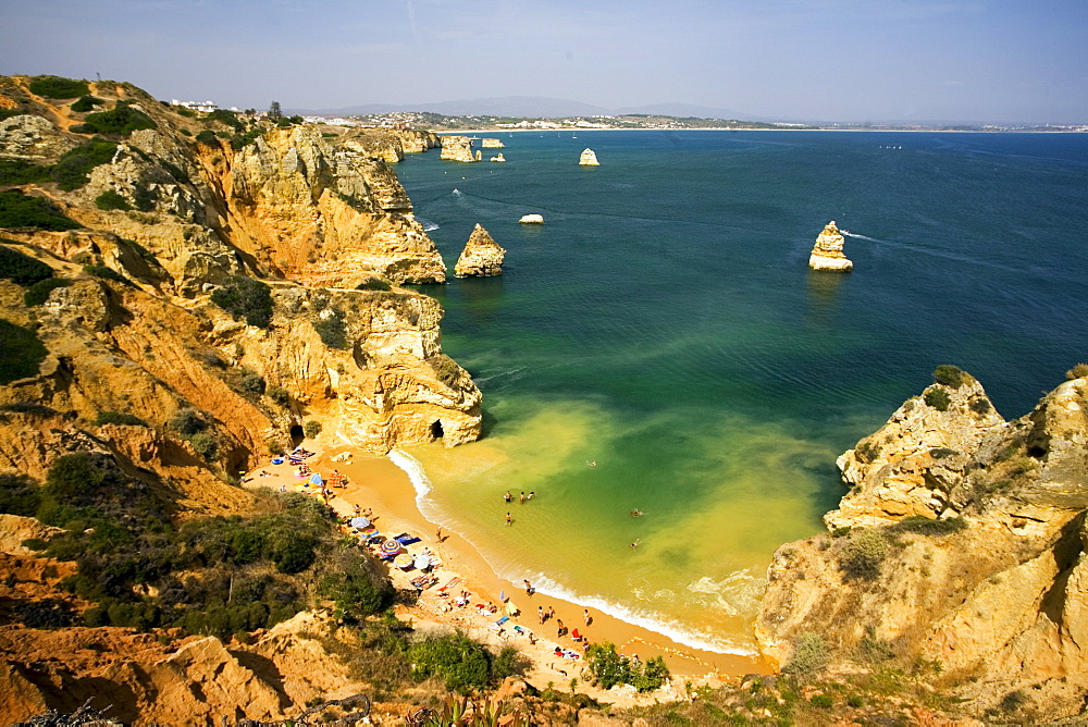 Portugal algarve near Lagos, Praia do Camilo, Atlantik coast