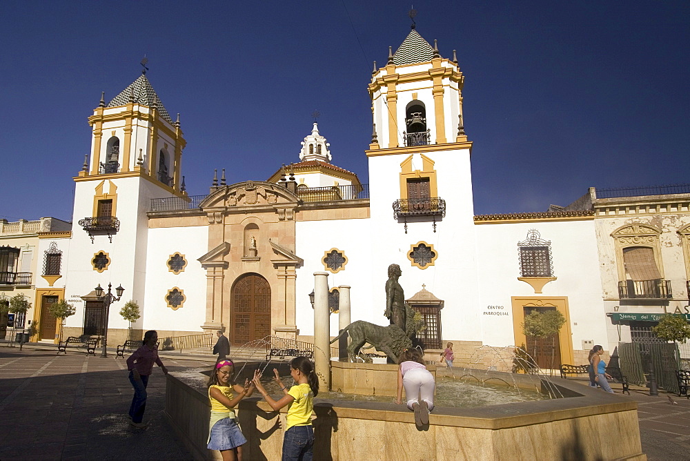 Spain Andalucia Ronda Plaza l Socorro