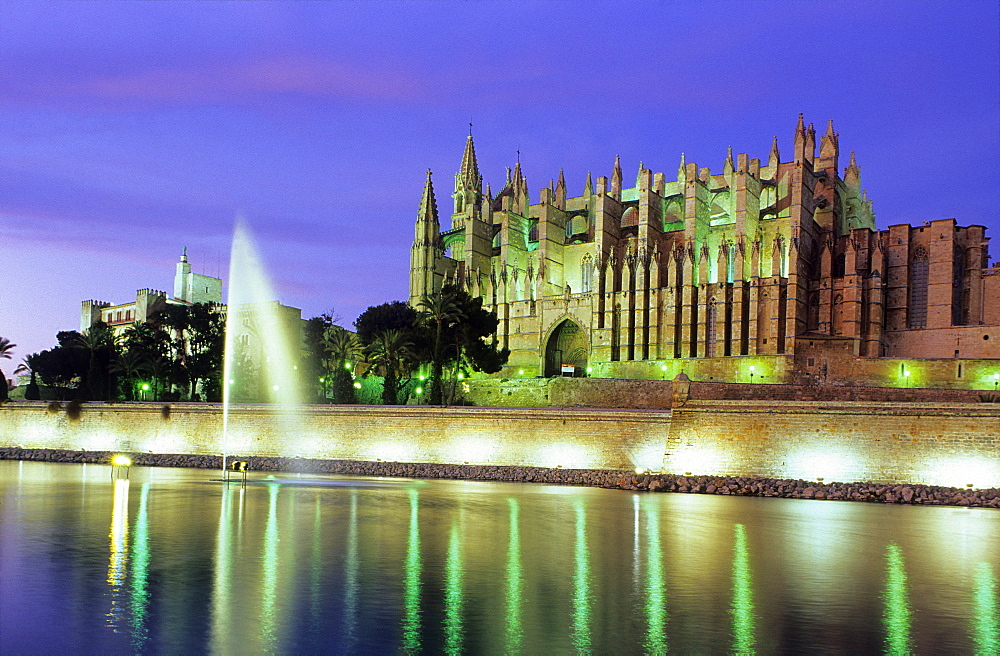 Europe, Spain, Majorca, Palma, Cathedral, La Seu