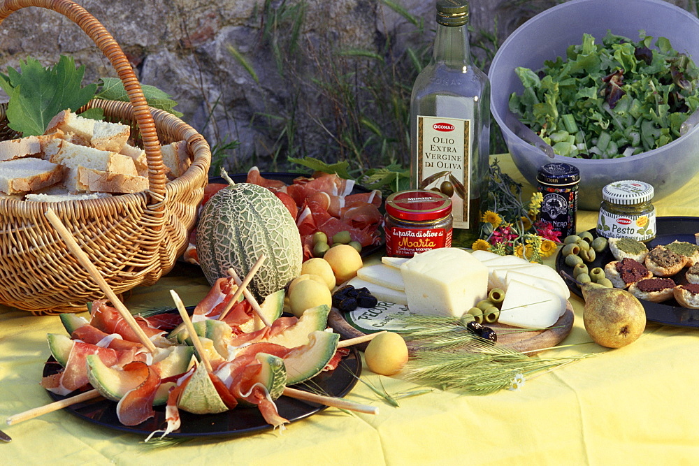 Italian delicatessen, Tuscany, Italy